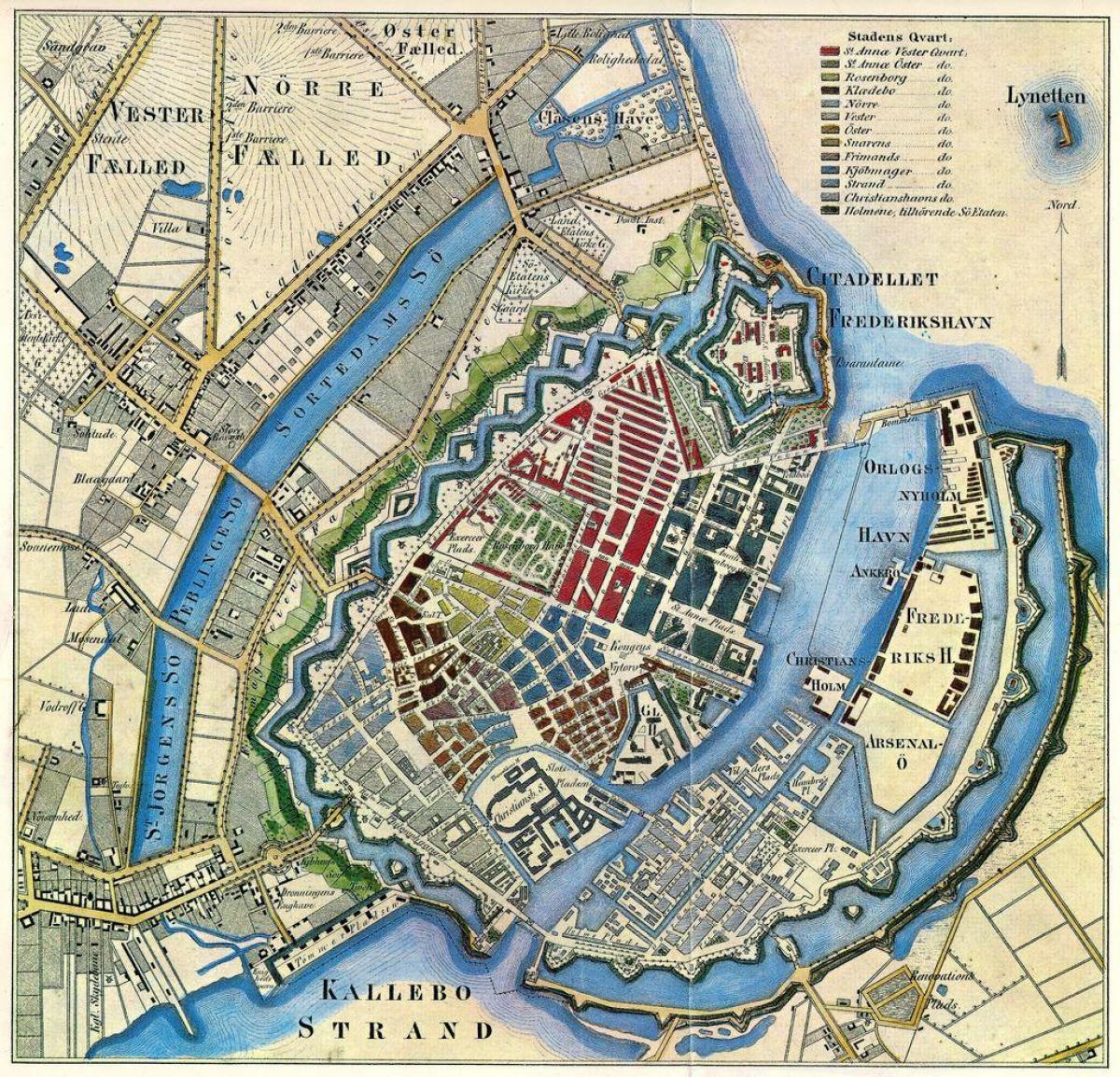 哥本哈根古董地图